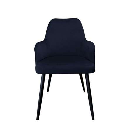 Black upholstered PEGAZ chair material MG-19