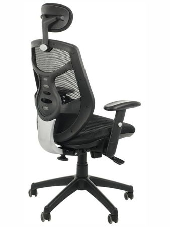 Fotel biurowy gabinetowy TIMOR czarny - krzesło obrotowe
