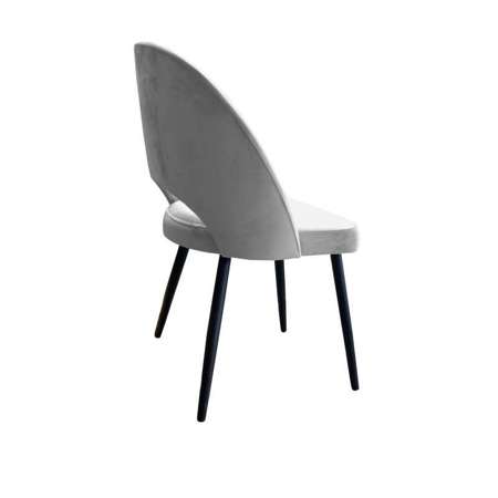 Gray upholstered LUNA chair material MG-17