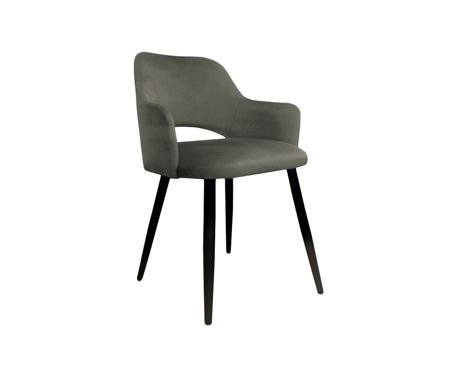 Gray upholstered STAR chair material MG-17