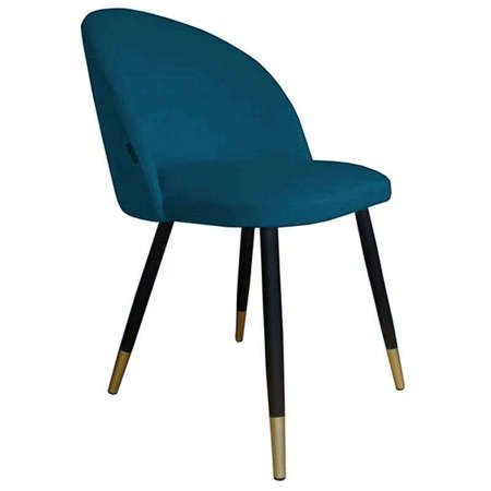 KALIPSO chair blue material MG-33 with golden leg