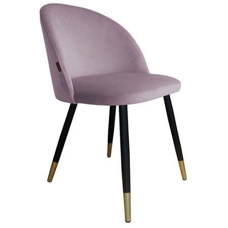 KALIPSO chair pink material MG-55 with golden leg