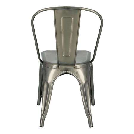 Metallic Paris chair inspired by Tolix