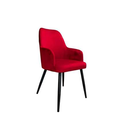 Red upholstered PEGAZ chair material MG-31