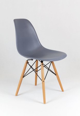 SK Design KR012 Dark Grey Chair Beech