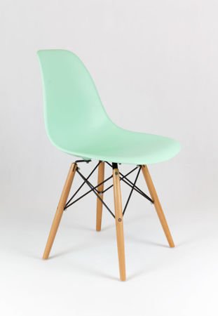 SK Design KR012 Pistachio Chair, Beech legs