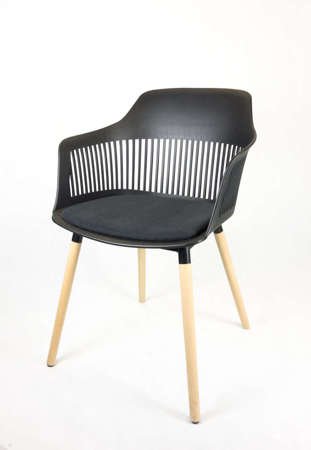 SK Design KR064 BLACK CHAIR + CUSHION SEAT