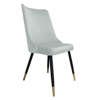 Chair Orion light gray material MG-39 with golden leg