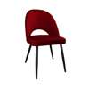 Red upholstered LUNA chair material MG-31