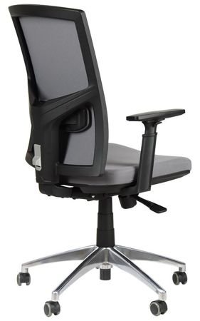 Krzesło Fotel obrotowy Korfu - szary aluminium