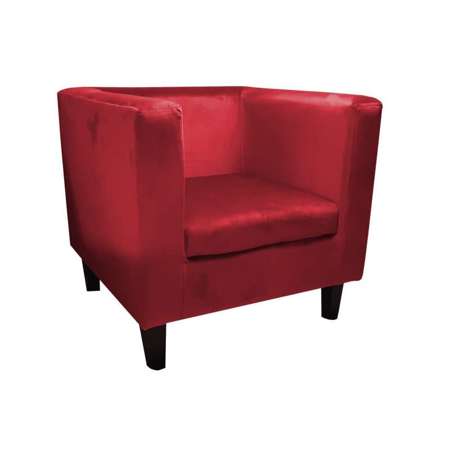 Rot gepolsterter Sessel BACARDI MG31