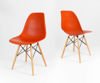 SK Design KR012 Orange Stuhl Buche