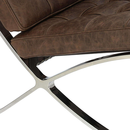 BA1 armchair brown dark vintage