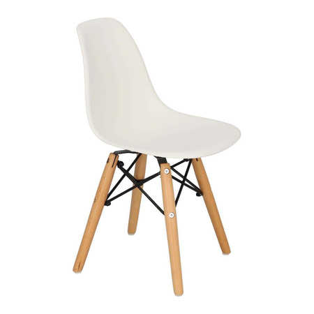 JuniorP016 chair white, beech legs