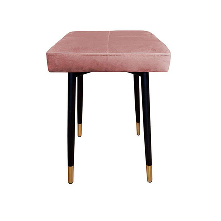 Coral upholstered FENIKS hoker material MG-58 with golden leg