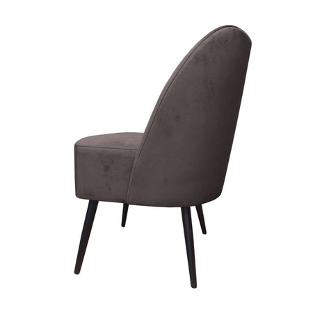 Brown HERKULES chair upholstered, MG-05 material