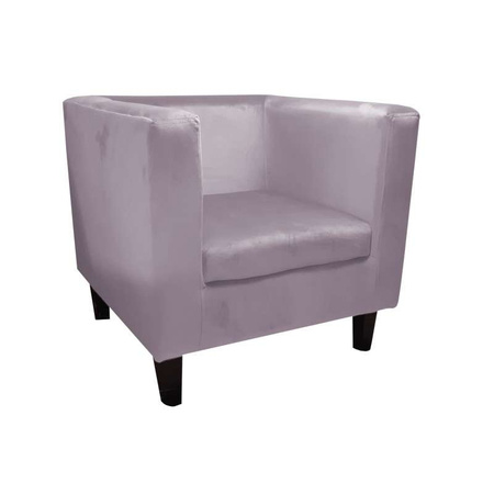 BACARDI upholstered armchair in the color of dirty pink MG55