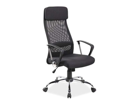 Fotel obrotowy Q-345 czarny
