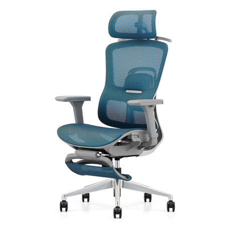 Fotel biurowy ergonomiczny z podnóżkiem Hamilton