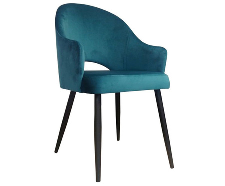 Marine upholstered chair DIUNA material MG-20 petrol