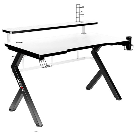 Biurko Gamingowe Huzaro HERO 5.0 WHITE