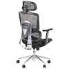 Fotel biurowy obrotowy ergonomiczny SIMI siatka/aluminium