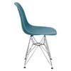Krzesło P016 PP navy green, chromowane nogi