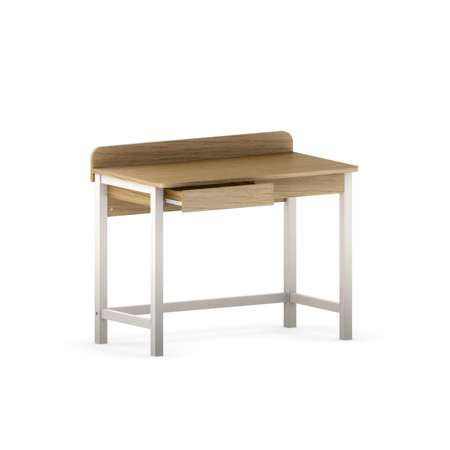 B-DES8/2 PRO biurko z szufladami z forniru dębowego 100x50 cm