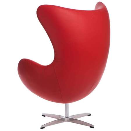 Fotel Jajo czerwona skóra 65 Premium