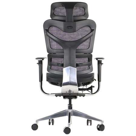 Fotel biurowy obrotowy ergonomiczny MYKONOS siedzisko siatka