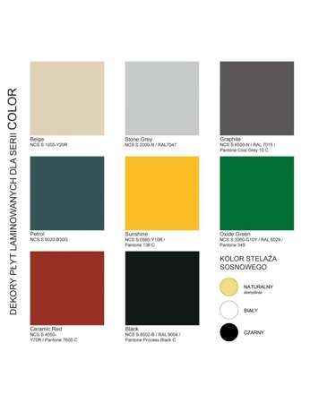 KON-DES1 Color kontener pod biurko różne kolory