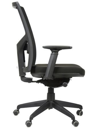 Krzesło Fotel obrotowy Korfu - Czarny