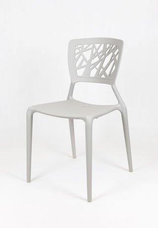 SK Design KR014 Jasnoszare Krzesło