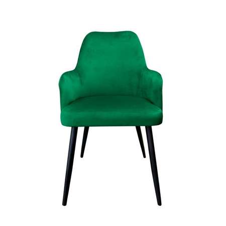 Zielone tapicerowane krzesło PEGAZ materiał MG-25