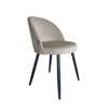 Jasnobrązowe tapicerowane krzesło CENTAUR materiał MG-09