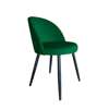Zielone tapicerowane krzesło CENTAUR materiał MG-25